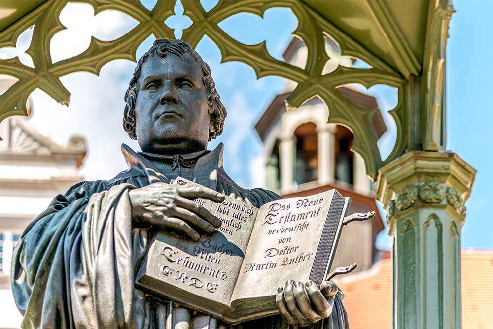 Martin-Luther-Denkmal in Wittenberg